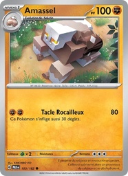 Amassel 103/182 - Faille Paradoxe - Reverse - Pokémon JCC