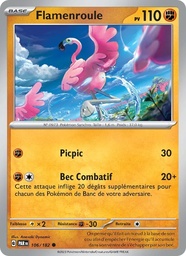 Flamenroule 106/182 - Faille Paradoxe - Reverse - Pokémon JCC