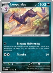 Léopardus 115/182 - Faille Paradoxe - Reverse - Pokémon JCC