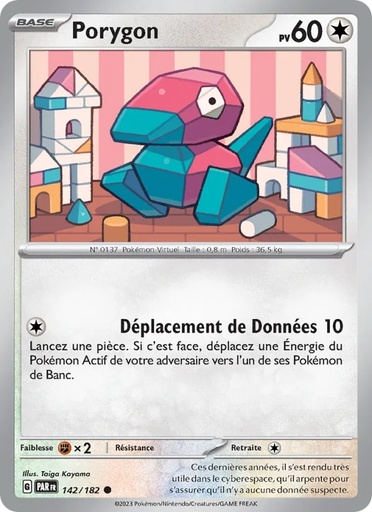 Porygon 142/182 Reverse