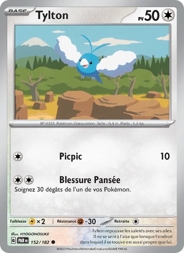Tylton 152/182 - Faille Paradoxe - Reverse - Pokémon JCC
