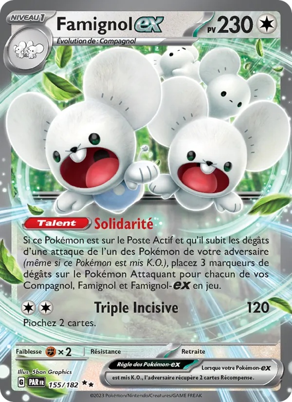 Famignol-ex 155/182 - Faille Paradoxe - Holo - Pokémon JCC