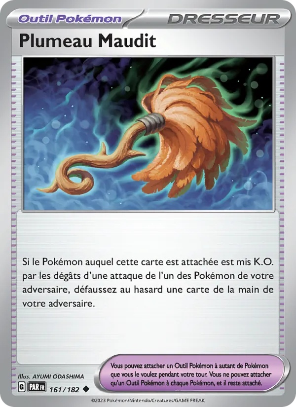 Plumeau Maudit 161/182 - Faille Paradoxe - Reverse - Pokémon JCC