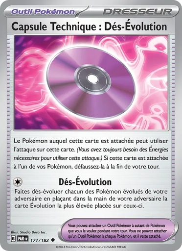 Capsule Technique : Dés-Évolution 177/182 Reverse