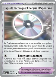 Capsule Technique : Énergisant Spontané 179/182 Reverse