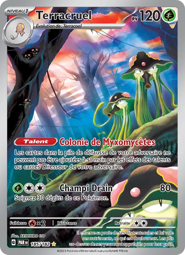 Terracruel 185/182 - Faille Paradoxe - Holo - Pokémon JCC
