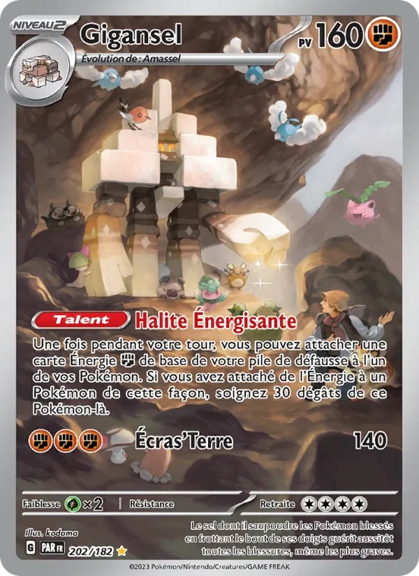 Gigansel 202/182 - Faille Paradoxe - Holo - Pokémon JCC