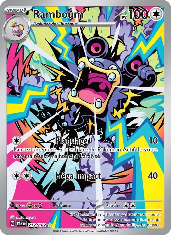 Ramboum 212/182 - Faille Paradoxe - Holo - Pokémon JCC