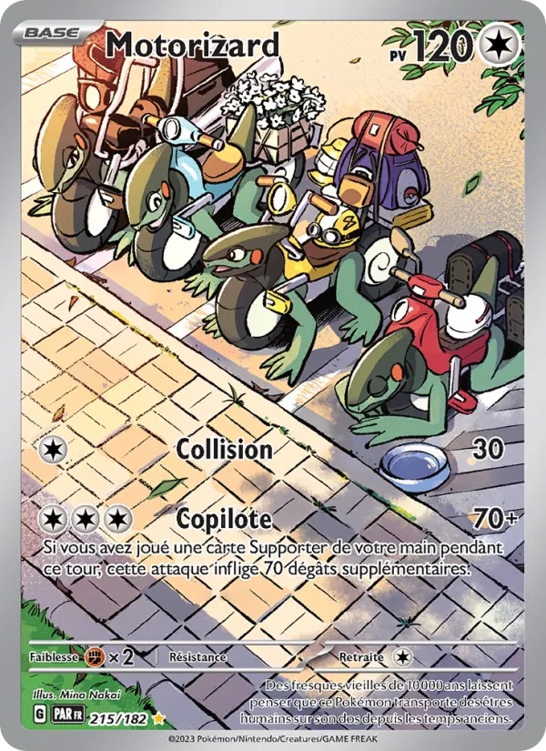 Motorizard 215/182 - Faille Paradoxe - Holo - Pokémon JCC