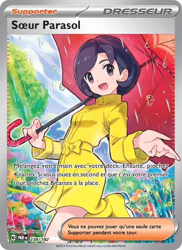 Sœur Parasol 238/182 - Faille Paradoxe - Holo - Pokémon JCC