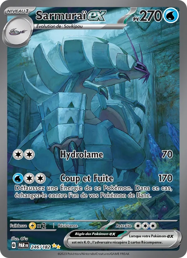 Sarmuraï-ex 246/182 - Faille Paradoxe - Holo - Pokémon JCC