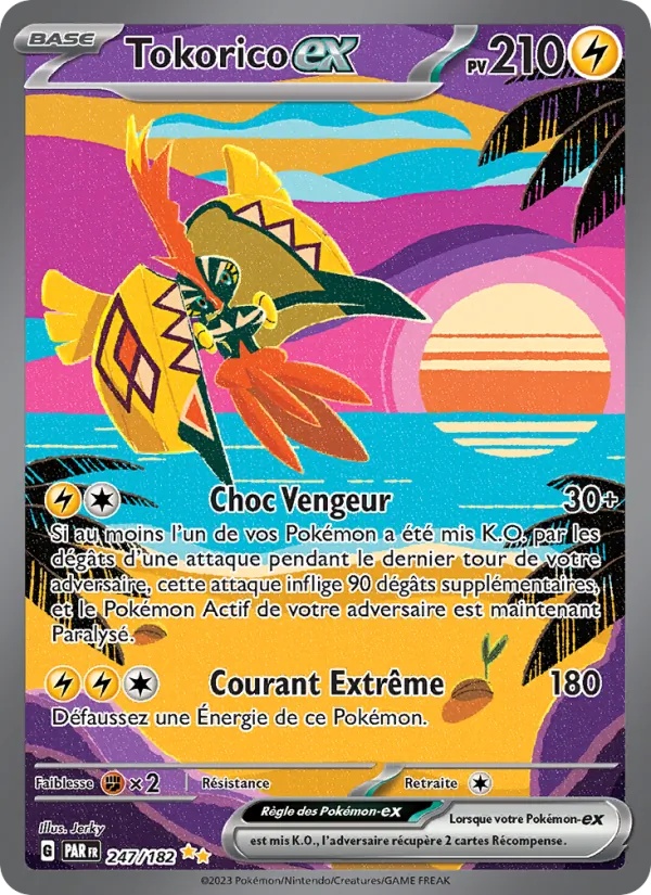 Tokorico-ex 247/182 - Faille Paradoxe - Holo - Pokémon JCC