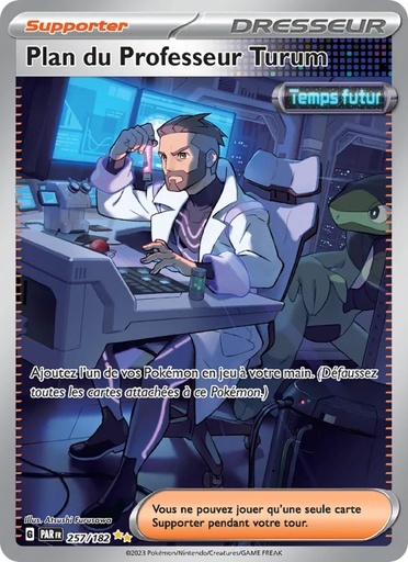 Plan du Professeur Turum 257/182 Holo
