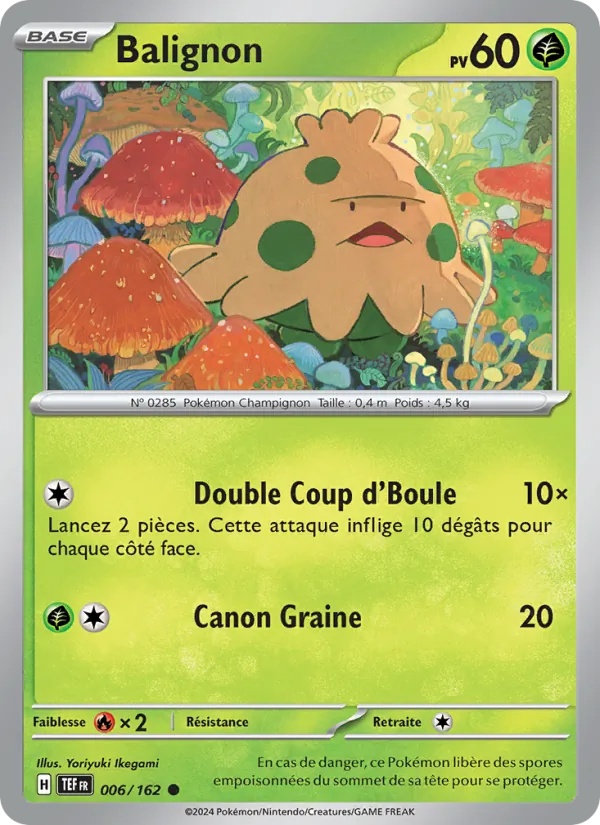 Balignon 006/162 - Forces Temporelles - Reverse - Pokémon JCC