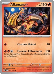 Aflamanoir 031/162 - Forces Temporelles - Reverse - Pokémon JCC