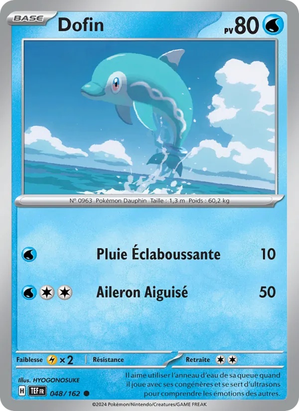 Dofin 048/162 - Forces Temporelles - Reverse - Pokémon JCC
