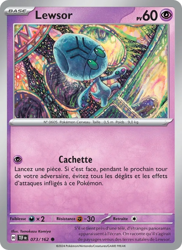 Lewsor 073/162 - Forces Temporelles - Reverse - Pokémon JCC