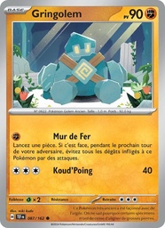 Gringolem 087/162 - Forces Temporelles - Reverse - Pokémon JCC