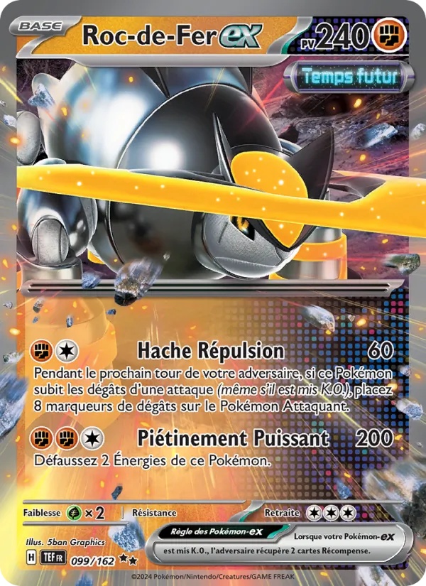 Roc-de-Fer-ex 099/162 - Forces Temporelles - Holo - Pokémon JCC