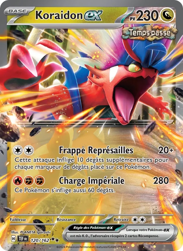 Koraidon-ex 120/162 - Forces Temporelles - Holo - Pokémon JCC