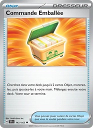 Commande Emballée 143/162 - Forces Temporelles - Reverse - Pokémon JCC