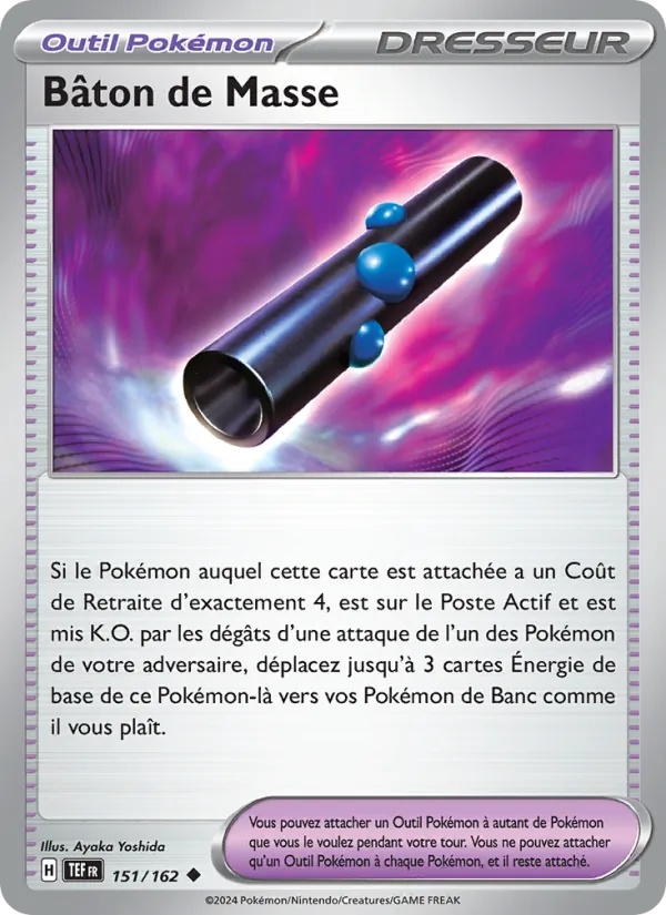 Bâton de Masse 151/162 - Forces Temporelles - player-rewards-program - Pokémon JCC