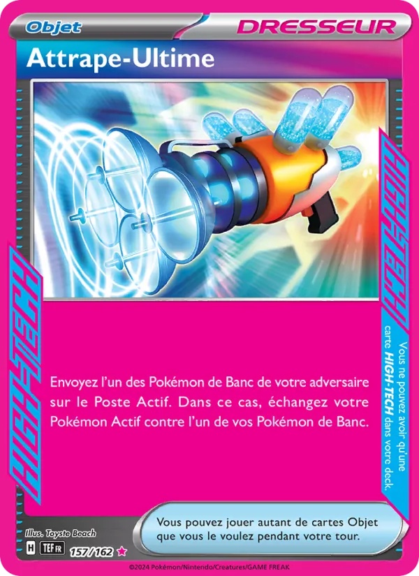 Attrape-Ultime 157/162 - Forces Temporelles - Holo player-rewards-program - Pokémon JCC