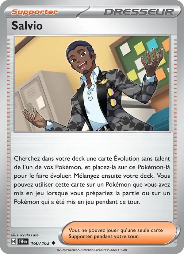 Salvio 160/162 - Forces Temporelles - Reverse - Pokémon JCC