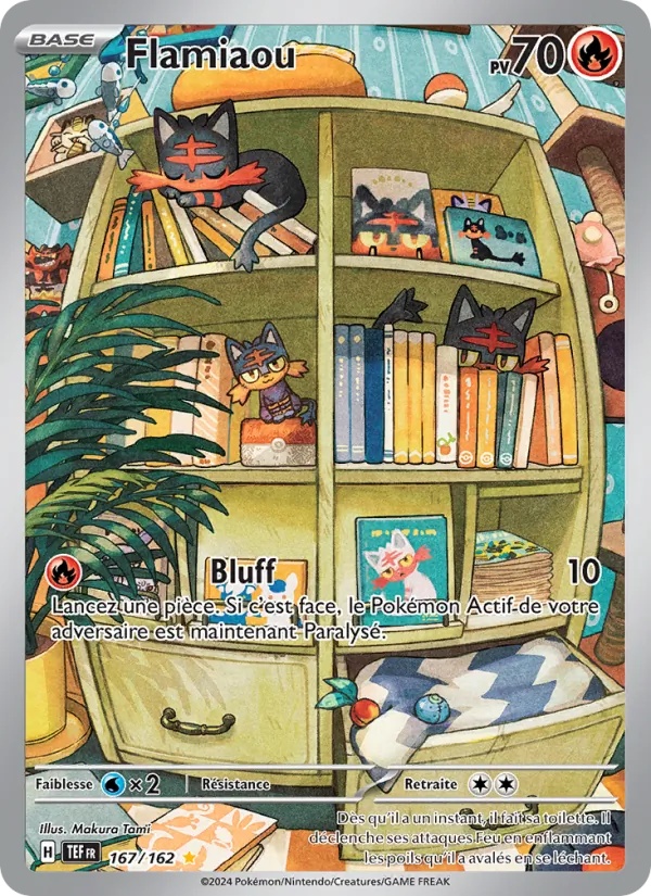 Flamiaou 167/162 - Forces Temporelles - Holo - Pokémon JCC