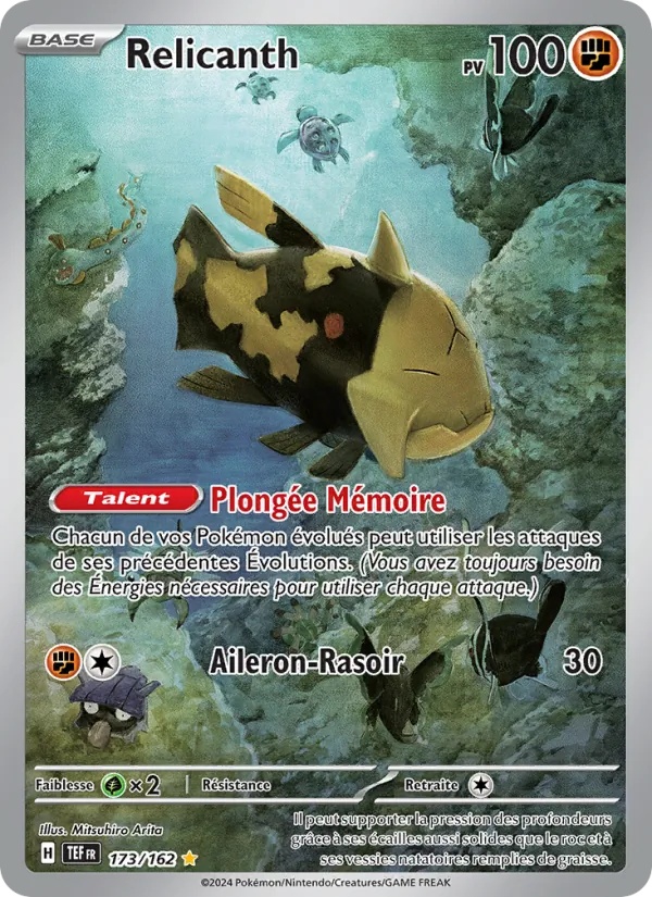Relicanth 173/162 - Forces Temporelles - Holo - Pokémon JCC