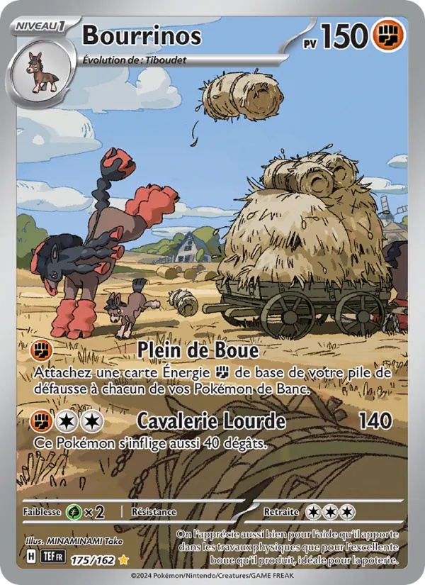 Bourrinos 175/162 - Forces Temporelles - Holo - Pokémon JCC