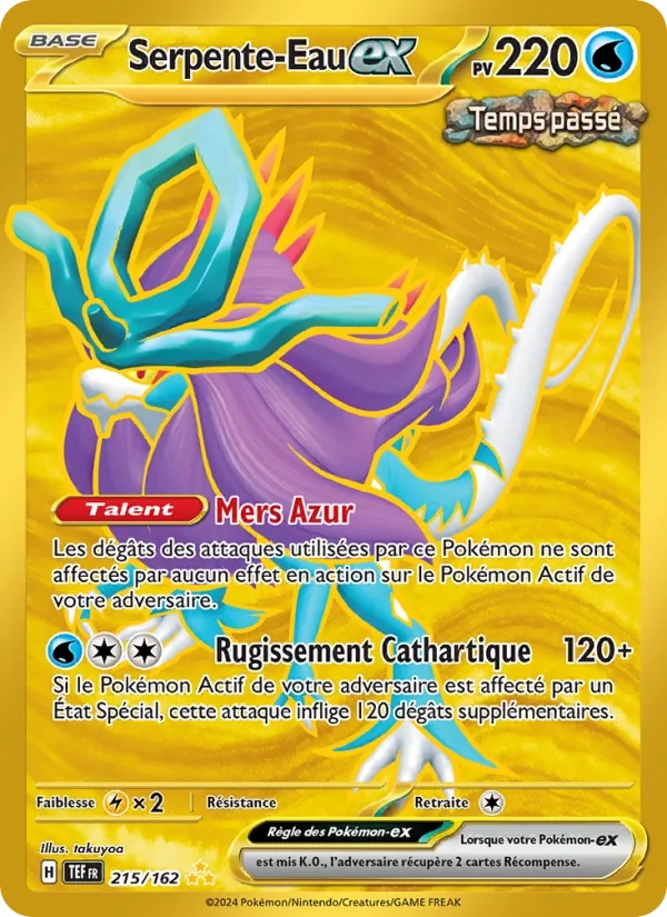 Serpente-Eau-ex 215/162 - Forces Temporelles - Holo - Pokémon JCC