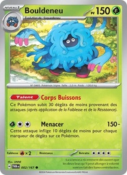 Bouldeneu 002/167 - Mascarade Crépusculaire - Reverse - Pokémon JCC