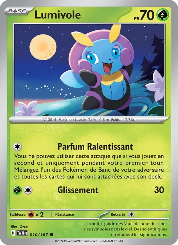 Lumivole 010/167 - Mascarade Crépusculaire - Reverse - Pokémon JCC