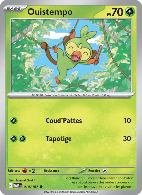 Ouistempo 014/167 - Mascarade Crépusculaire - Reverse - Pokémon JCC