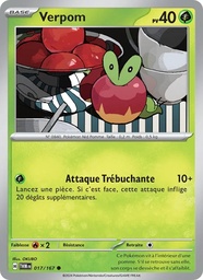 Verpom 017/167 - Mascarade Crépusculaire - Reverse - Pokémon JCC