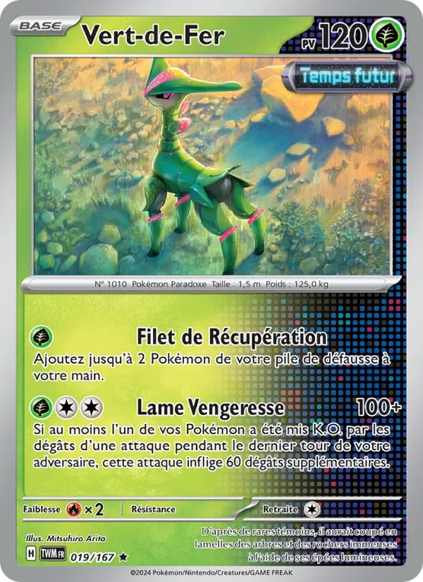 Vert-de-Fer 019/167 - Mascarade Crépusculaire - Reverse - Pokémon JCC