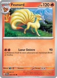 Feunard 027/167 - Mascarade Crépusculaire - Reverse - Pokémon JCC