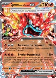Ogerpon Masque du Fourneau-ex 040/167 Holo Logo de la série