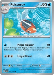 Poissoroy 045/167 - Mascarade Crépusculaire - Reverse - Pokémon JCC