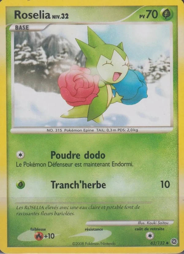 Rosélia 62/132 - Merveilles Secrètes - Pokémon JCC