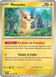 Morpeko 072/167 - Mascarade Crépusculaire - Reverse - Pokémon JCC