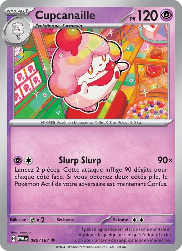 Cupcanaille 090/167 - Mascarade Crépusculaire - Reverse - Pokémon JCC
