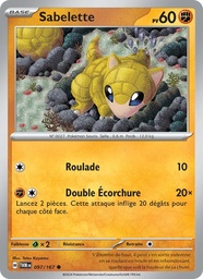 Sabelette 097/167 - Mascarade Crépusculaire - Reverse - Pokémon JCC