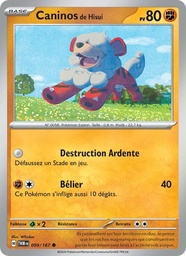 Caninos de Hisui 099/167 Reverse