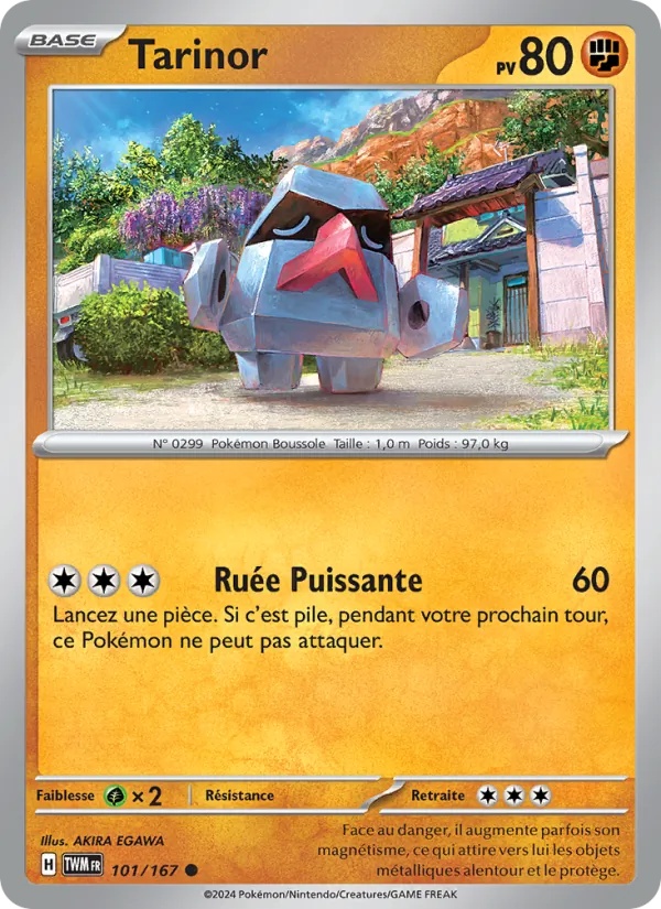 Tarinor 101/167 - Mascarade Crépusculaire - Reverse - Pokémon JCC