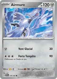 Airmure 119/167 - Mascarade Crépusculaire - Reverse - Pokémon JCC