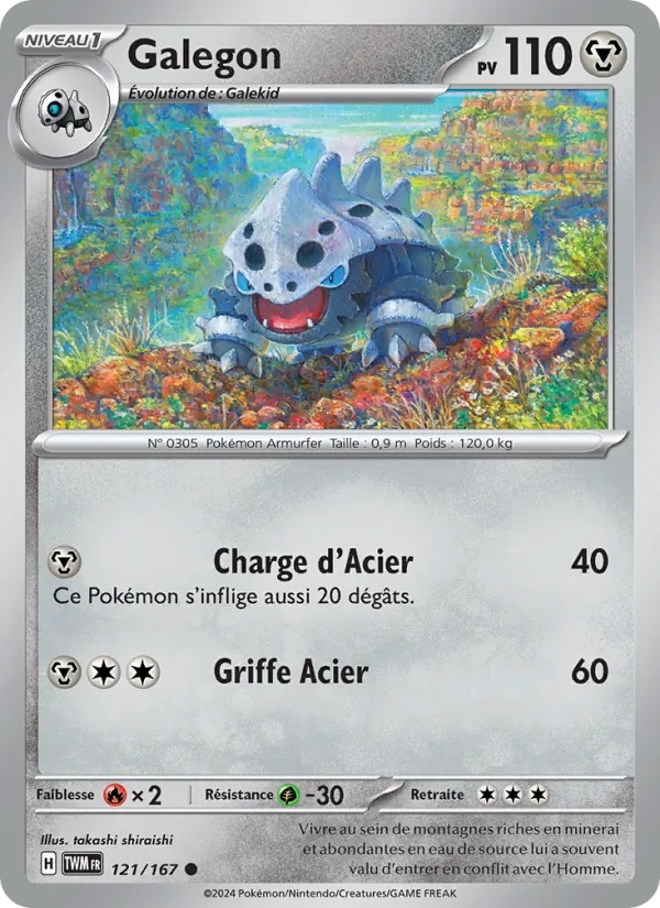 Galegon 121/167 - Mascarade Crépusculaire - Reverse - Pokémon JCC