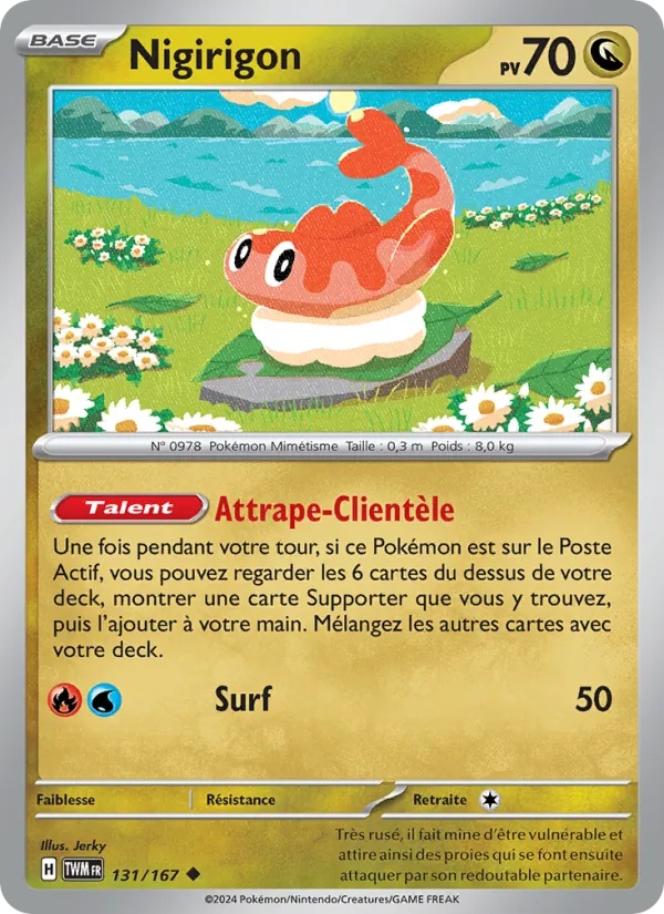 Nigirigon 131/167 - Mascarade Crépusculaire - Reverse - Pokémon JCC