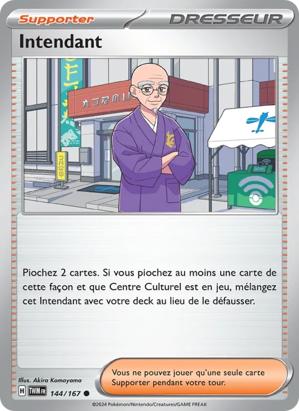Intendant 144/167 - Mascarade Crépusculaire - Reverse - Pokémon JCC